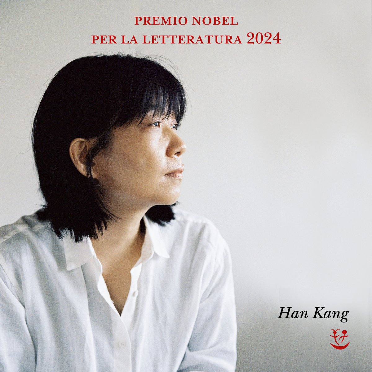 adelphiedizioni's tweet photo. «Mi piacerebbe prendere il tè con mio figlio. Lo celebrerò con calma» — Han Kang, all'annuncio del Premio Nobel per la Letteratura 2024. https://t.co/U72I7dr7et