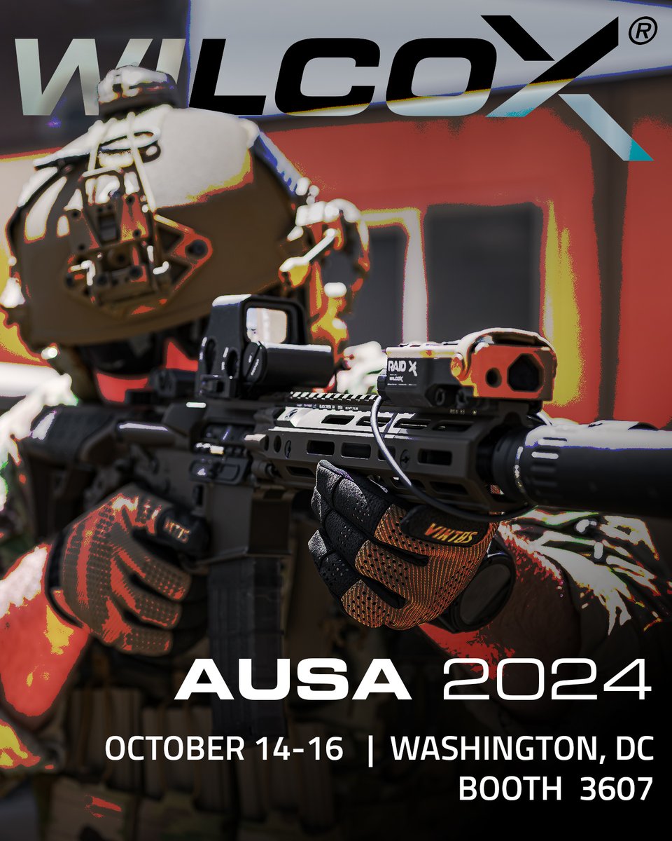 wilcoxindcorp's tweet photo. Excited for #AUSA 2024?  Swing by Booth 3607 to experience our cutting-edge #HeadborneSolutions, our game-changing #XeLine, and our revolutionary #Patriot5510 life support systems. 

#NightVision #LaserAiming #FireControlSystems #IntegratedTacticalSolutions https://t.co/BHtQrHAwoL