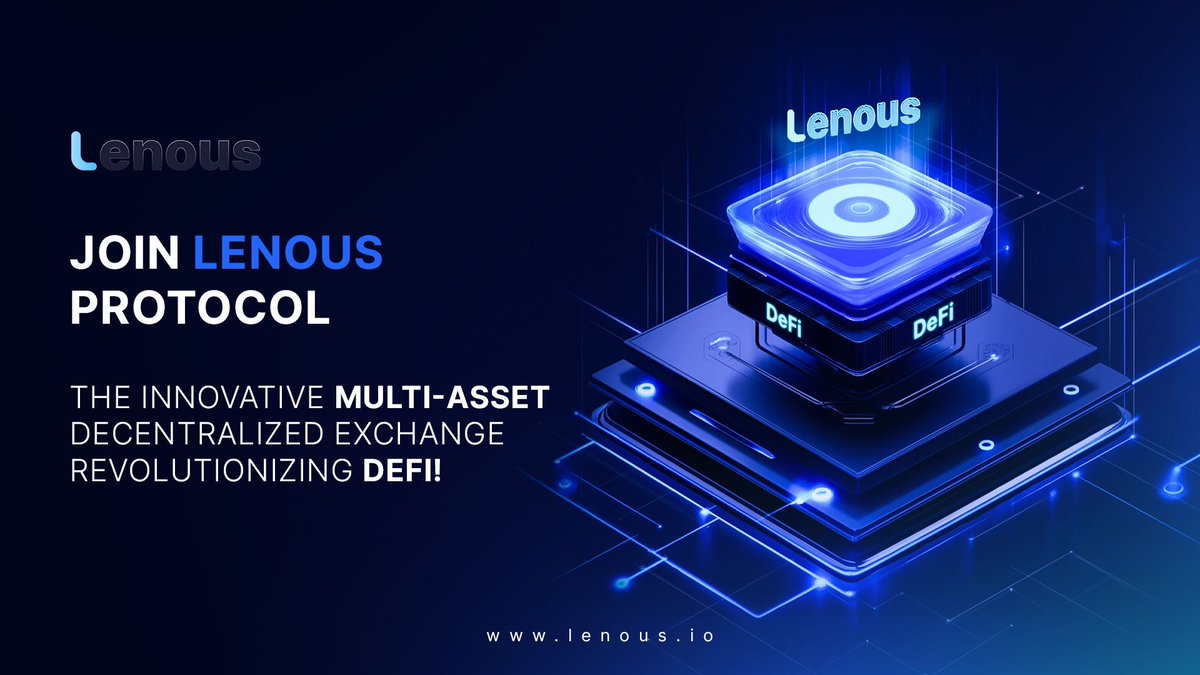 LenousDex's tweet image. 🌟 Join Lenous Protocol, the innovative multi-asset decentralized exchange revolutionizing DeFi! Trade cryptocurrencies, stocks, and more with unmatched security and speed on the Solana blockchain. Don&apos;t miss out—be part of the future of finance! 🚀✨ #LenousProtocol