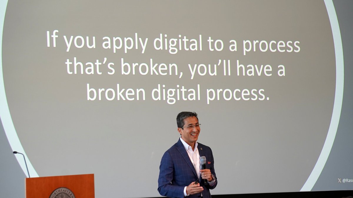 Institute for Experiential AI at Northeastern (@experiential_ai) on Twitter photo A pleasure to have <a href="/RasuShrestha/">Rasu Shrestha MD MBA</a>, chief innovation and commercialization officer at <a href="/advocatehealth/">Advocate Health Care</a>, exploring the shift from "hype and hope to here" for #AI in #health at #SAIPH2024!
Want to join us online? Register to watch the conference virtually: bit.ly/4eZERQw A pleasure to have <a href="/RasuShrestha/">Rasu Shrestha MD MBA</a>, chief innovation and commercialization officer at <a href="/advocatehealth/">Advocate Health Care</a>, exploring the shift from "hype and hope to here" for #AI in #health at #SAIPH2024!
Want to join us online? Register to watch the conference virtually: bit.ly/4eZERQw