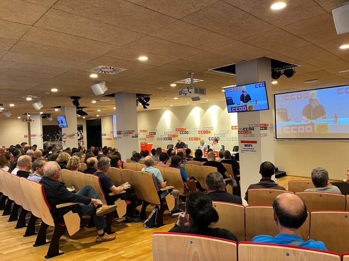 nauguració de la 7es Jornades jurídiques de dret laboral i sindical del <a href="/gabinetjuridic/">Serveis Jurídics de CCOO de Catalunya</a>, que en aquesta edició han estat dedicades a la reforma de l'acomiadament. Obre l'acte <a href="/PachecoJpacheco/">Javier pacheco #OFENSIVACCOO</a>