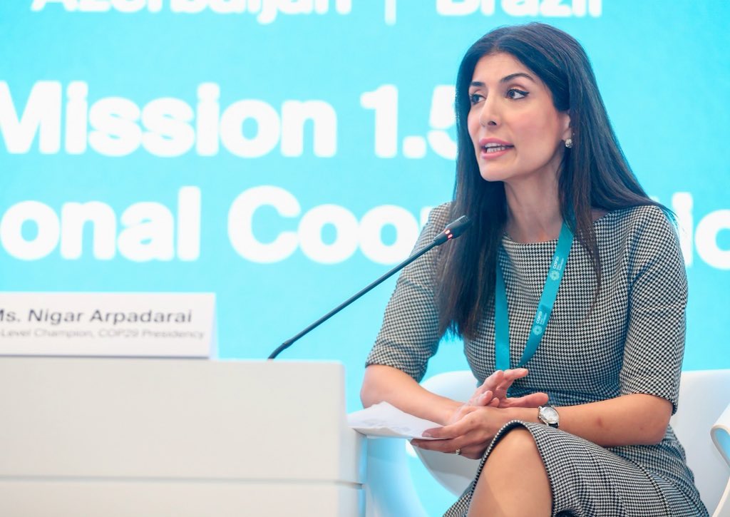 ArpadaraiNigar's tweet image. ‘Non state actors are leading the charge &amp;amp; proving that ambitious climate action is possible. They should be viewed as key delivery partners for NDCs.’ Focused on this point at 'Roadmap to Mission 1.5 Troika High-Level Dialogue.’ #COP29 #COP29Azerbaijan #PreCOP