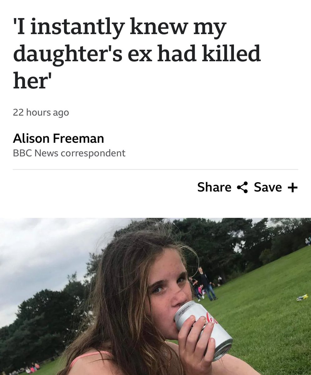 laurarichards99's tweet photo. Holly Newton Murder💔
Logan MacPhail coercively controlled & stalked Holly - both correlate with femicide. This wasn’t a knife crime & his name should not have been protected
https://t.co/8sut786G4i
#HollyNewton #CoerciveControl #Stalking #PreventMurderInSlowMotion #Expert https://t.co/6zBUd7O4Jz