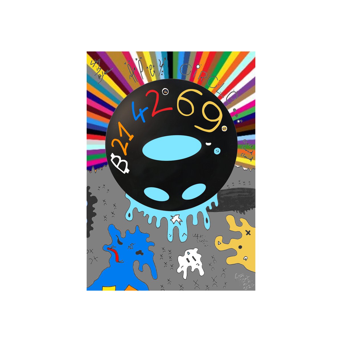 APart_o_0's tweet photo. APey Circle B 21 420 690,0
By APart
10.10.2024

#apey #circle #bitcoin #b21420690,0
#obey #black #people
@beeple

#memecoins #shitcoins
@realhpos10i
@sprotogremlins
@spx6900
@ProjectAeon3333
@MustStopMurad

#thevirus🦠

#art #artwork #digitalart
#madeinfrance
#artist #apart #o_0 https://t.co/A6ZPUGRhLP