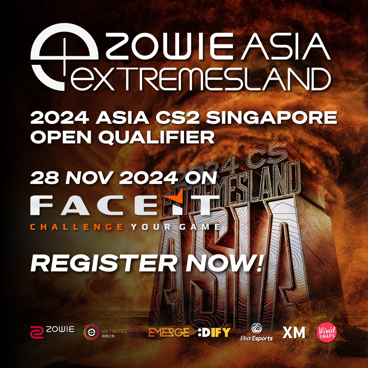 🔥 ZOWIE eXTREMESLAND 2024 – Singapore Qualifier is Here! 🔥

Think you’ve got what it takes to dominate Counter-Strike 2 and win a share of USD 100,000? 

This is your chance to represent Singapore in Shanghai! 🏆

📅 Registrations are NOW OPEN!
shorturl.at/OTR21