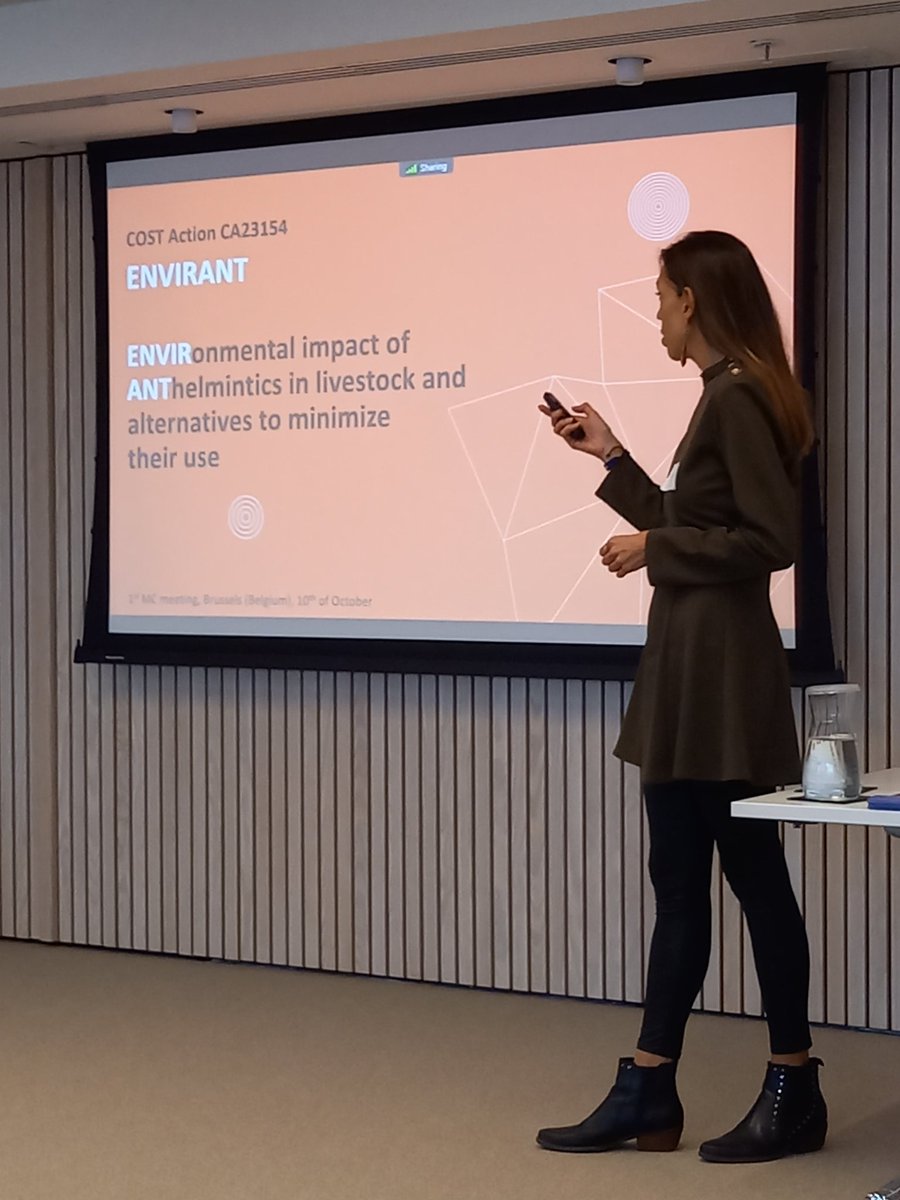 <a href="/MariaMVSpain/">Maria Martinez Valladares</a> appointed  chair of new <a href="/COSTprogramme/">COST</a> #Envirant, another spin-off of #COMBAR. Congratulations!

cost.eu/actions/CA2315…