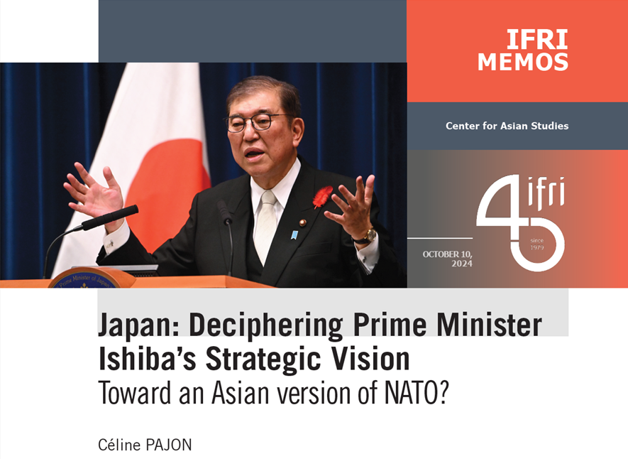 🇯🇵🏮 As Ishiba makes his diplomatic debut as Prime Minister, check out my latest paper exploring his strategic vision! 
📍What’s behind his bold proposal to revise the US-Japan security alliance &amp; push for an Asian #NATO? 👇Dive into the details 👇
<a href="/IFRI_/">Institut français des relations internationales</a>
ifri.org/en/memos/japan…