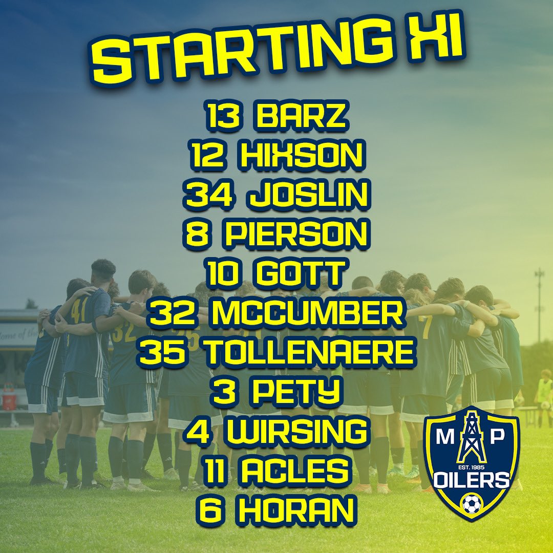 Mt. Pleasant Oilers Boys Soccer tweet media