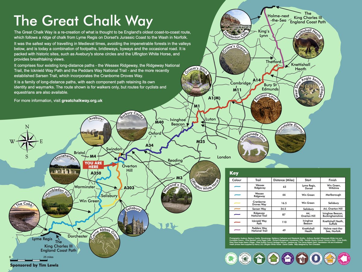 I love a launch, especially in <a href="/metoffice/">Met Office</a> hurricane forecast!
The new, very old #GreatChalkWay links the Jurassic Coast with the Wash in Norfolk along well-established routes and National Trails and is yours to explore and discover across South-East England’s chalk escarpment.