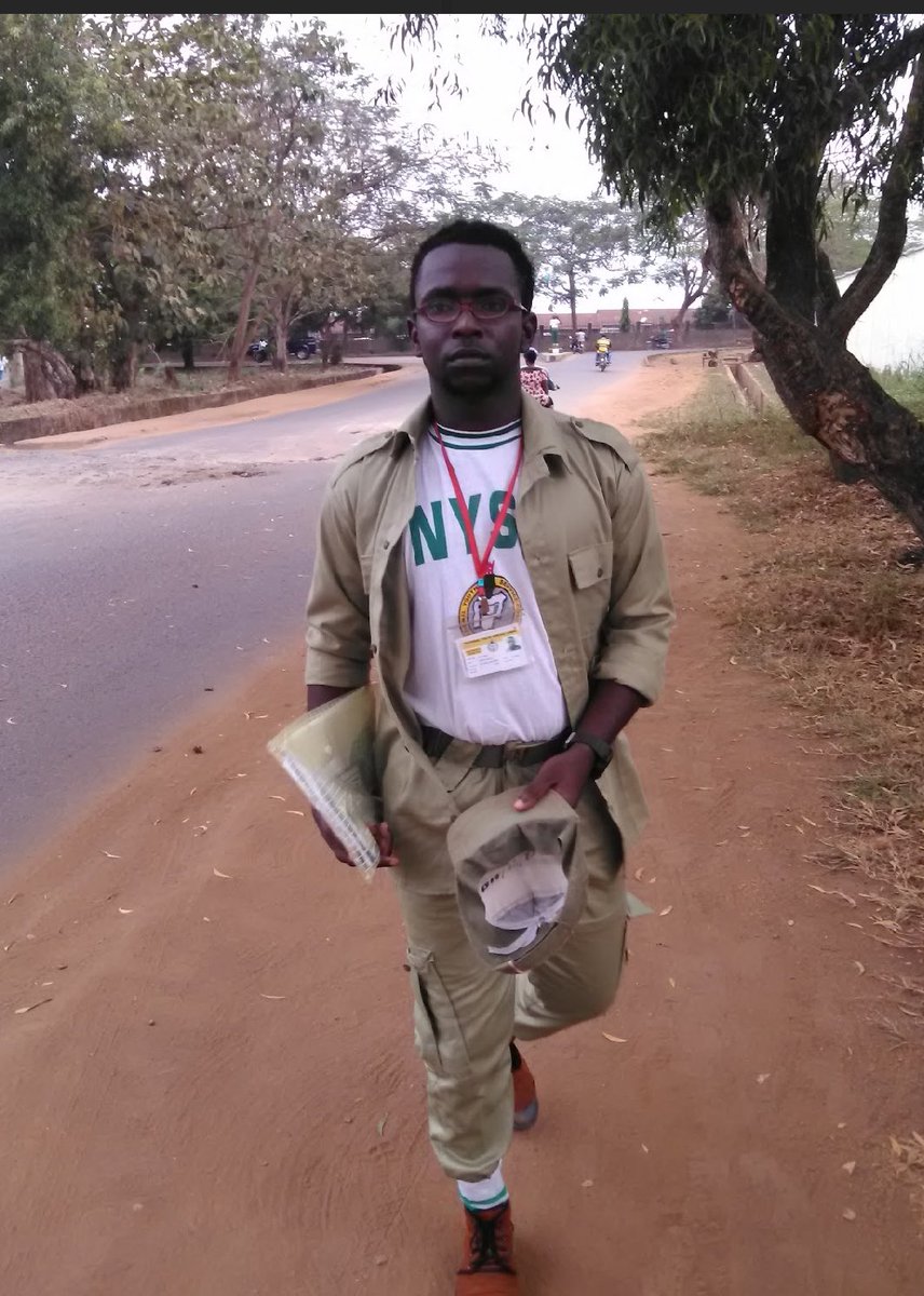 funanyachukwu's tweet photo. NYSC done and dusted. Congratulations are in order to me and @kunle_pata ๐ #Crosskopa #Ikom https://t.co/DRqpUj4UBU