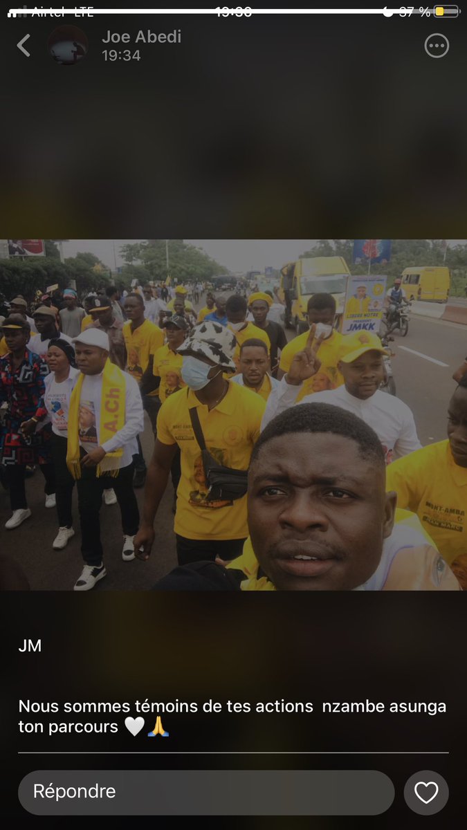 mulumbaj223's tweet photo. L’homme fort de Mont Amba le prêt du président national le camarade Président fédéral #ALEMA reste une icône d’une nouvelle page de l'histoire que nous écrivons.
Seule la lutte libère ✊
@bowa_09 @Receveur_X @TriniteBanza23 @wifiyamboka @HortySinga @darealjulz https://t.co/XMpp2YI807