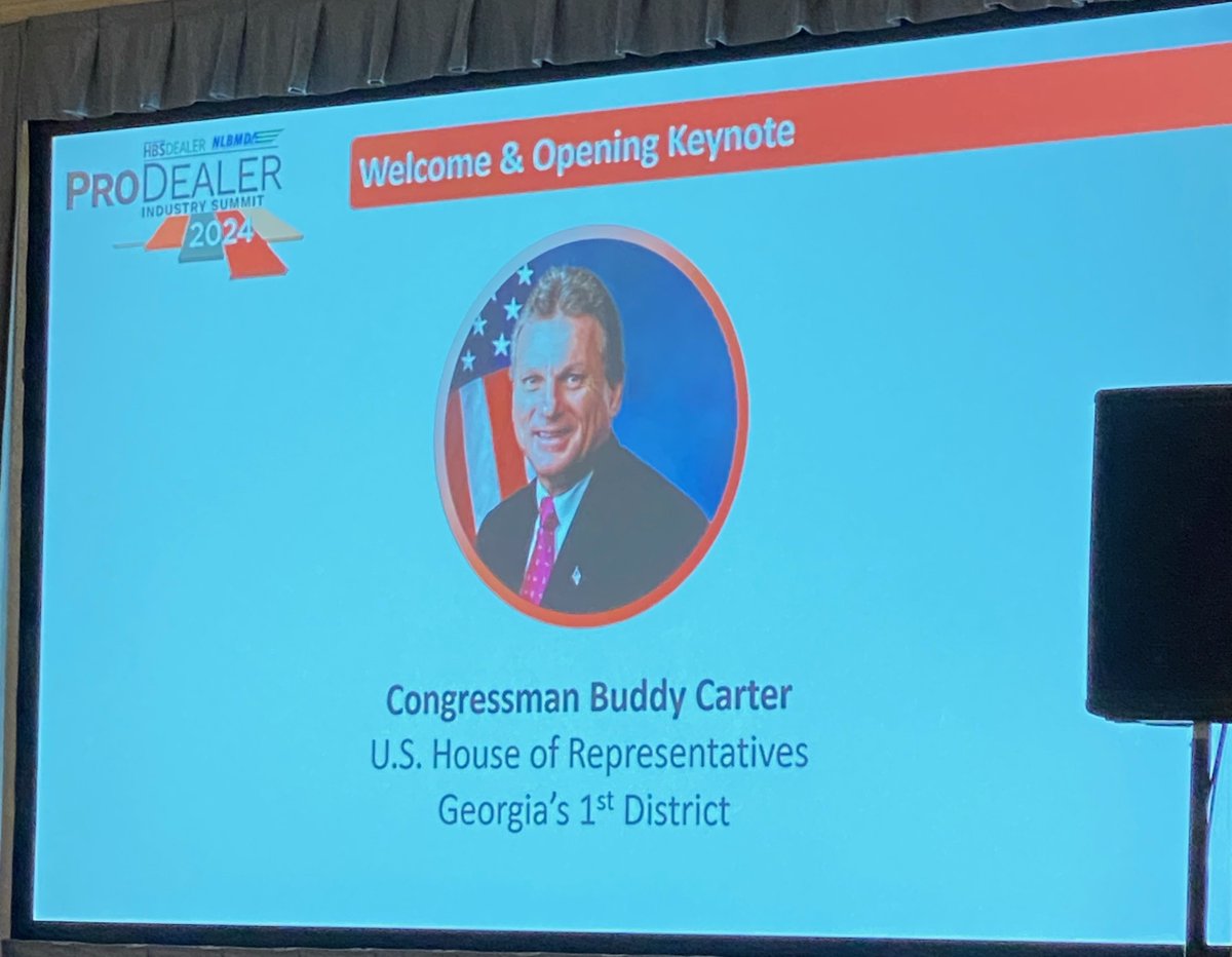 misuragroup's tweet image. Misura Group also got to welcome and listen in as Congressman Buddy Carter shared insights into the current political landscape on Day 1 of the ProDealer Industry Summit.

#prodealer2024 #overregulation #federalreserve #congressman #housingregulations #economicpolicy