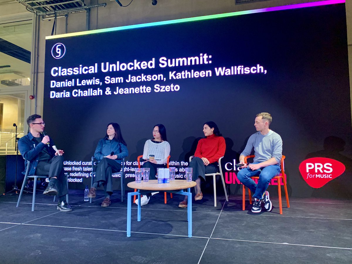 Greatly enjoying the <a href="/PRSforMusic/">PRS for Music</a> &amp; Classical Unlocked ‘The Reinvention of Classical Music’ panel at <a href="/gobeyondmcr/">Beyond The Music</a> - led by <a href="/DanLewis03/">Dan Lewis</a> and discussing the nuances of a genre that’s often overlooked at conferences.