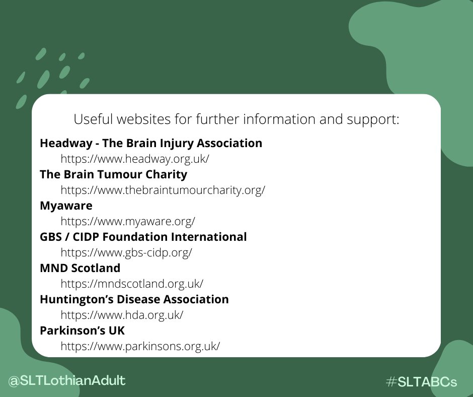 Next in our #SLTABCs challenge, we look at N for #neurosciences