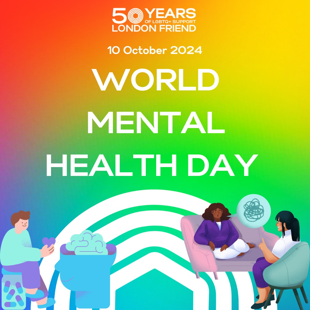 Today is #worldmentalhealthday!

🏳️‍🌈 We are committed to supporting the mental health and wellbeing of our community. If you are struggling, our can we HELP? project has plenty of resources and advice to help you get through tough times. 

Visit lgbtqhelp.org.uk✨