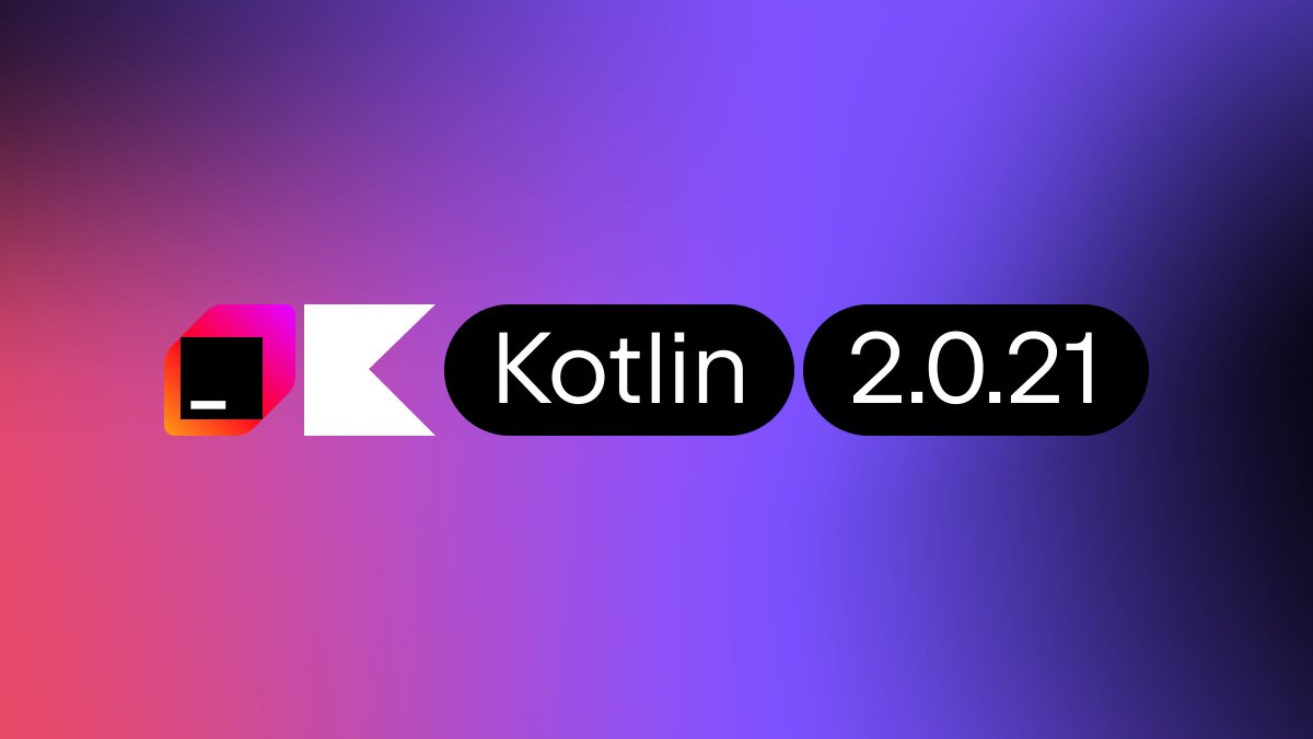 📢 Kotlin 2.0.21 has been released! 

🆕 Alongside essential bug fixes, this release brings support for Xcode 16 – great news for KMP developers targeting Apple platforms!  For more details, please refer to the changelog: 
➡️ github.com/JetBrains/kotl…