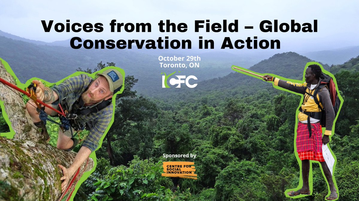 ICFC (@icfc_for_nature) on Twitter photo TORONTO: Join us for our first in-person event in Toronto on October 29.
Meet two incredible conservationists, Andrew Whitworth (<a href="/OsaConservation/">Osa Conservation</a>) and Sveva Gallmann (<a href="/MukutanKenya/">Mukutan Conservancy</a>), who will share their work in Costa Rica and Kenya. RSVP NOW: bit.ly/3ZSU6GF TORONTO: Join us for our first in-person event in Toronto on October 29.
Meet two incredible conservationists, Andrew Whitworth (<a href="/OsaConservation/">Osa Conservation</a>) and Sveva Gallmann (<a href="/MukutanKenya/">Mukutan Conservancy</a>), who will share their work in Costa Rica and Kenya. RSVP NOW: bit.ly/3ZSU6GF