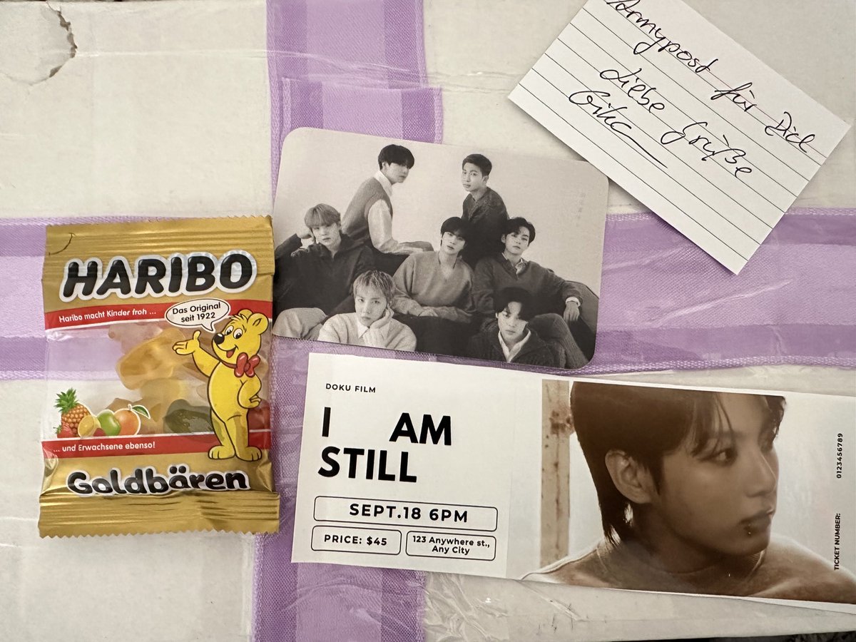 JiminsOt7Heart's tweet photo. Thank you very much for the Army post @Erika90668252 🥹😍💜
Dankeschön meine liebe 💜
#Armypost #BTSARMY #bts https://t.co/vvxg8LUePu