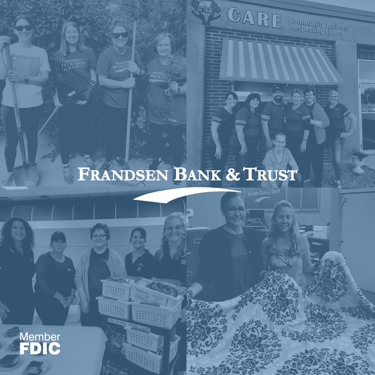 During the month of September, our offices volunteered across the communities we serve as part of the Minnesota Bankers Association's Community Impact Month. From cleaning up flower beds and parks to more, our teams volunteered more than 275 hours! 

#BanksBuildMN