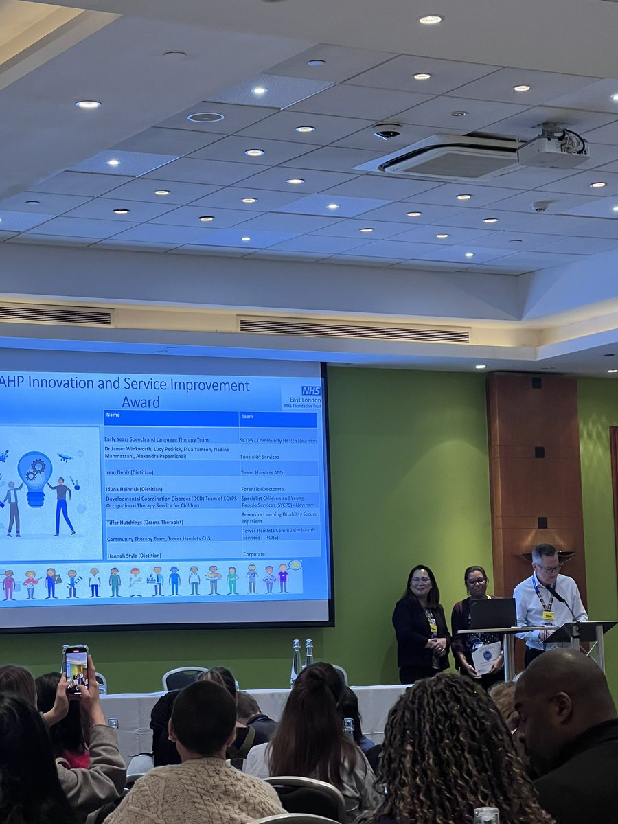 Well done TowerHamlets community Therapy team for winning the AHP innovation and Service improvement Award at the ELFT AHP conference 2024 <a href="/NHS_ELFT/">East London NHS Foundation Trust (ELFT)</a> <a href="/fionakellyelft/">Fiona Kelly</a> #Eleanor Mata and #Davinder Kaur <a href="/ELFT_Therapies/">ELFT_Therapies</a>