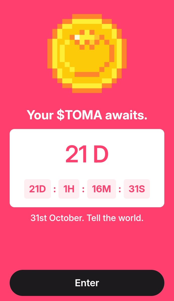 srfahmi4's tweet photo. https://t.co/uGy1iBwuQc

Farm TOMATO with me and secure your token allocation through https://t.co/2GSNiBPSA7!

I've prepared a warm welcome meal just for you! 🍅

Use my link to get 2,000 TOMATO! Limited time offer.

#tomatoairdrop
#tap2 https://t.co/iwU2yNFDXm