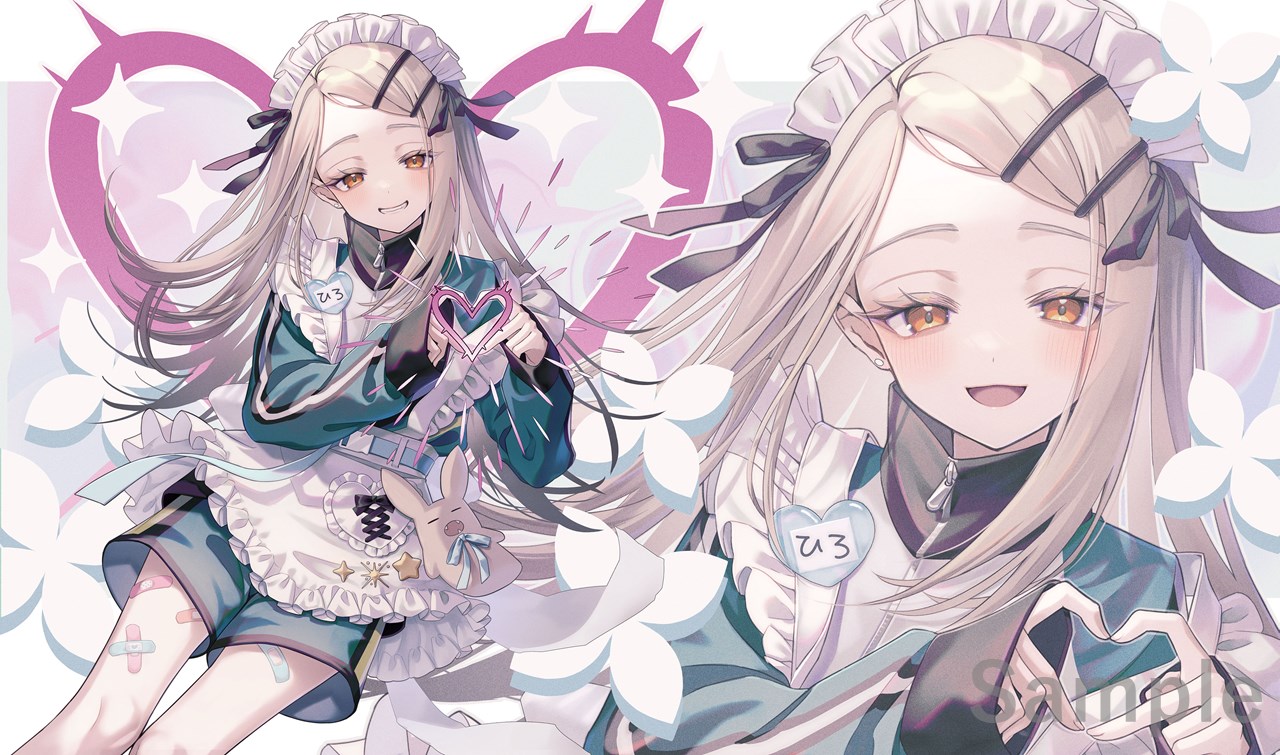 白詰草　学マス　スリーブ　プレイマット　メイド広 白詰草 学マス スリーブ プレイマット メイド広（混沌の女神様