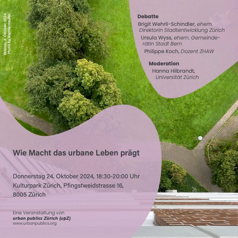 Hanna Hilbrandt (@hannahilbrandt) on Twitter photo Wie formt Macht das Leben in der Stadt? Am 24. Oktober um 18:30 im Kulturpark (Pfingstweidstrasse 16, ZĂĽrich, Saal EG) diskutieren wir diese Frage mit <a href="/urbanblabla/">Philippe Koch</a>, Brigit Wehrli und Ursula Wyss. Wie formt Macht das Leben in der Stadt? Am 24. Oktober um 18:30 im Kulturpark (Pfingstweidstrasse 16, ZĂĽrich, Saal EG) diskutieren wir diese Frage mit <a href="/urbanblabla/">Philippe Koch</a>, Brigit Wehrli und Ursula Wyss.