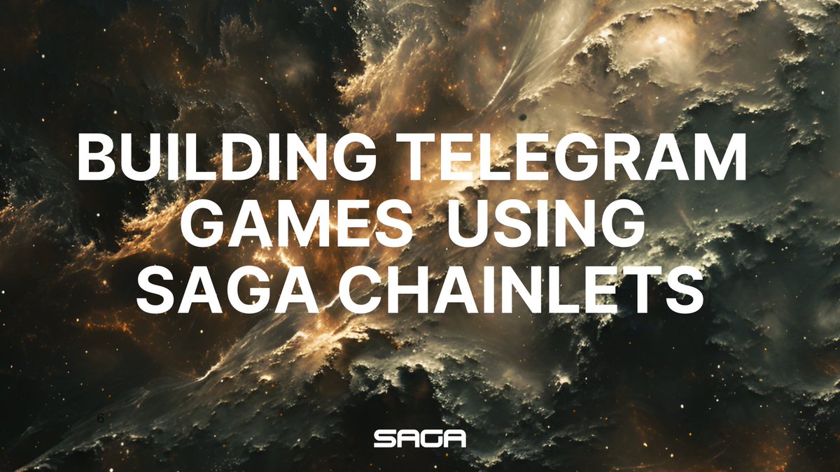 Calling all builders!

Learn how infinitely horizontal scalable chainlets can expand the potential of your next Telegram game:
medium.com/sagaxyz/build-…
