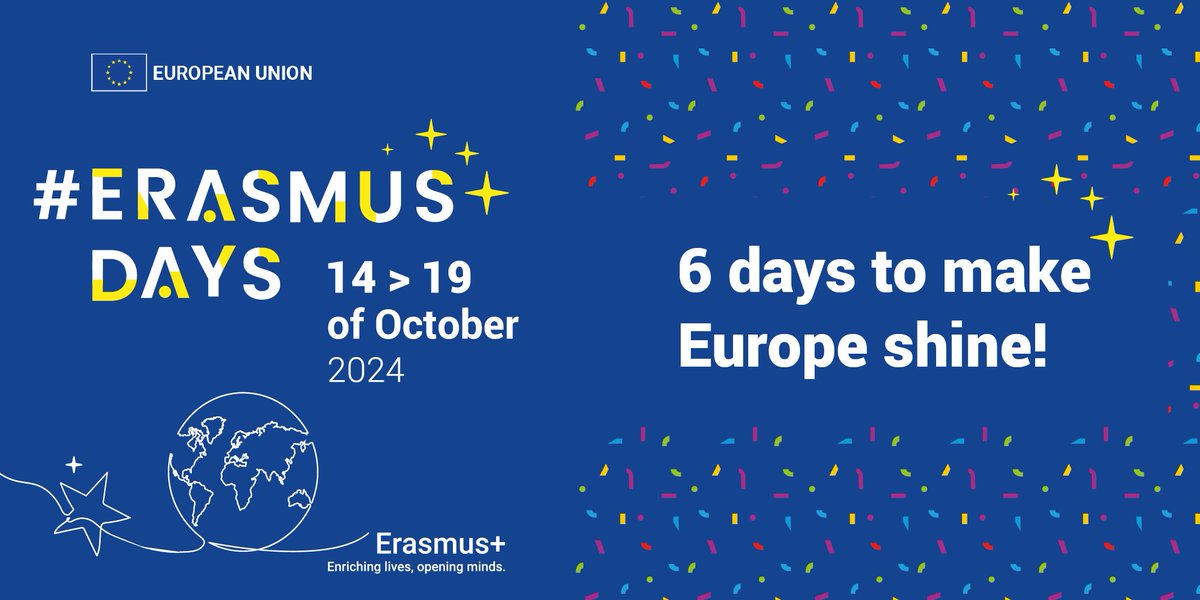 Sevgili 🇹🇷🇪🇺 Erasmus öğrencileri, 
Sizi ve yabancı bir arkadaşınızı  <a href="/TC_AVBIRDT/">Türkiye at the EU</a>'deki #ErasmusDays etkinliğimize (söyleşi, bilgilenme, tanışma) bekliyoruz. <a href="/EUErasmusPlus/">Erasmus+</a> <a href="/ABBaskanligi/">T.C. Dışişleri Bakanlığı Avrupa Birliği Başkanlığı</a> <a href="/ulusalajans/">Türkiye Ulusal Ajansı 🇹🇷 Turkish NA</a>
Kayıt için: tr-delegation.eu@mfa.gov.tr  
Tarih: 19.10.2024
⏰: 11.30-13.30