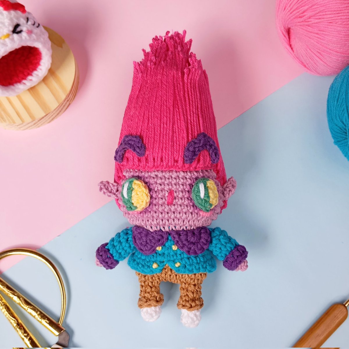 chocroche2's tweet photo. meses atrás prometi trazer mais personagens de historietas e finalmente cumpri minha palavra
aqui está o amigurumi do pepe, disponível por encomenda por 190 + frete https://t.co/f2bgobG2zx