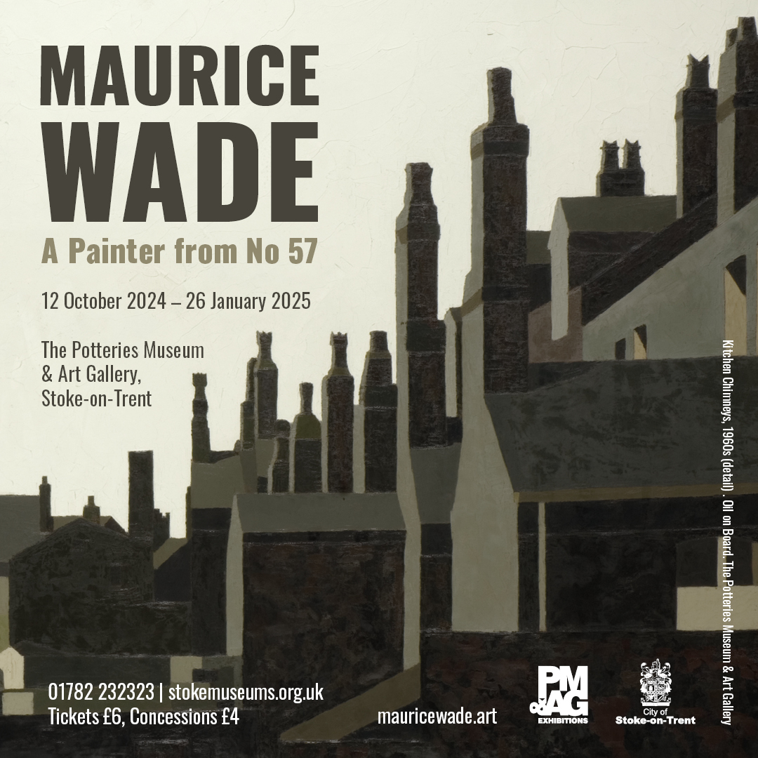 Don't miss our fantastic new exhibition featuring over 90 striking paintings by local artist Maurice Wade (1917-1991) from private collections - opens Saturday October 12th.