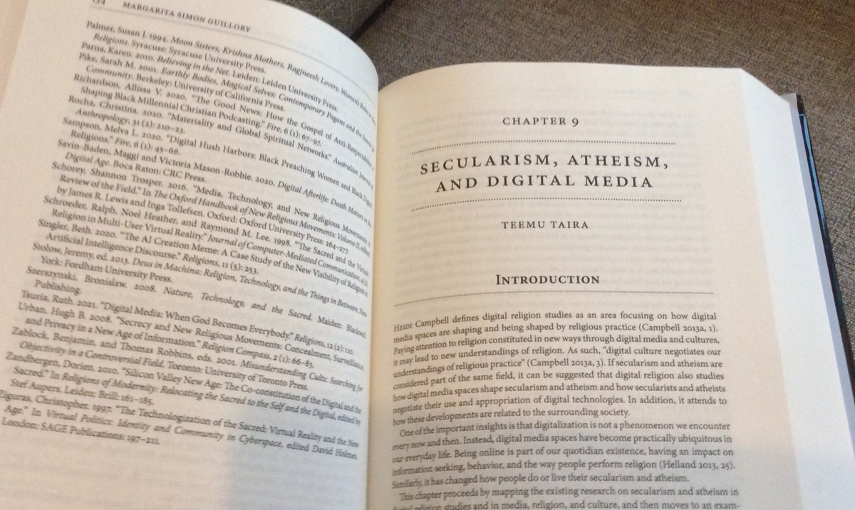 The print version of Digital Religion handbook is finally out. It has 37 chapters and one of them is my "Secularism, Atheism, and Digital Media".