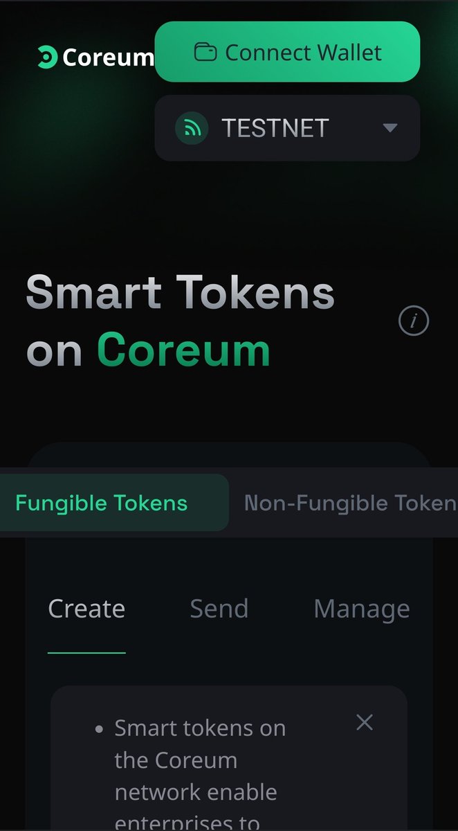 coreumconcepts's tweet image. 👀 Coreum Token Hub 🛠

#BuildOnCoreum