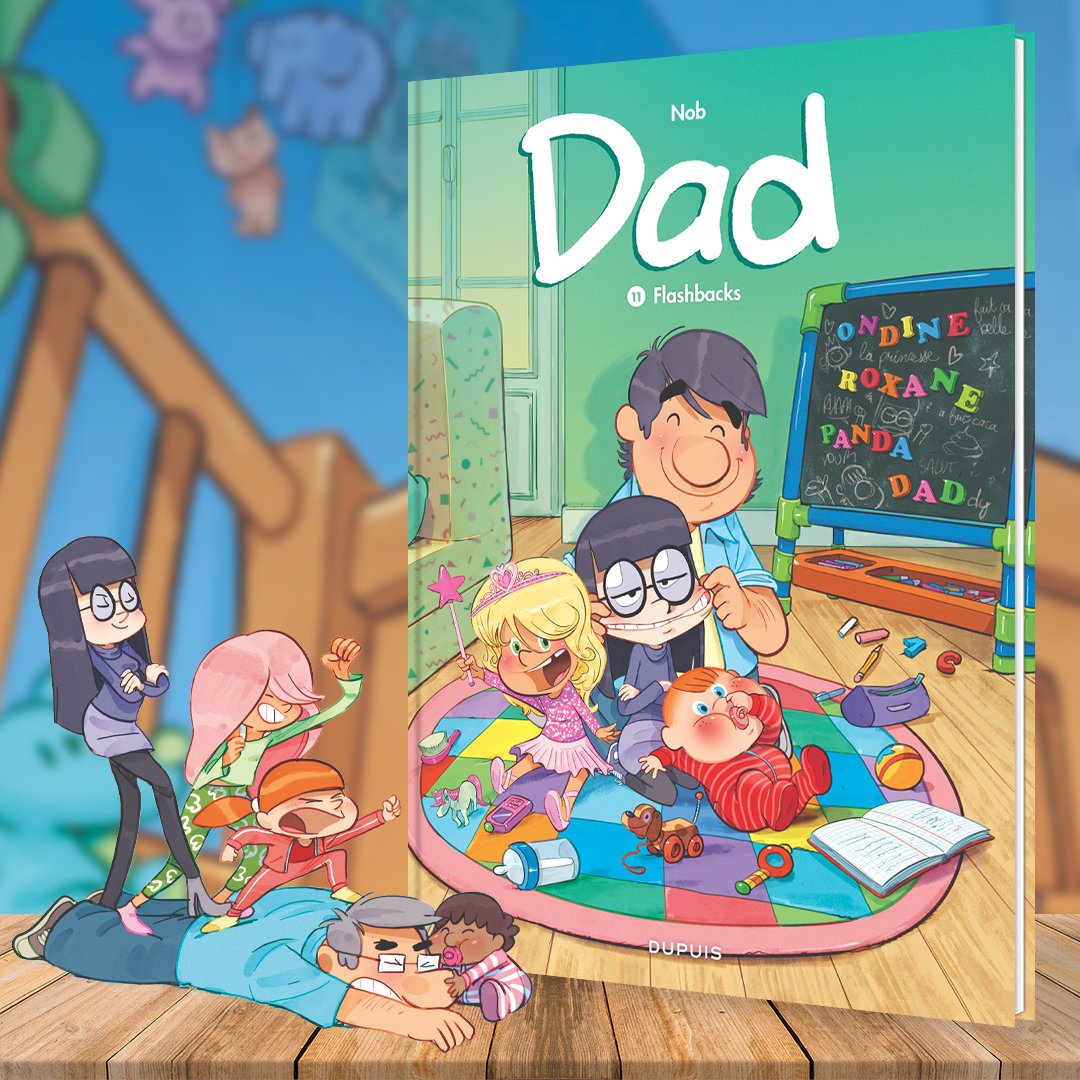Nob nous offre un merveilleux souvenir, celui des premiers regards échangés entre Bébérénice et sa famille… ❤️

« Flashbacks », un album drôle, touchant et craquant  ! 🥰

➡ « Dad » tome 11 par Nob – disponible au rayon BD
➡ Découvrir le nouvel album : bit.ly/DadT11