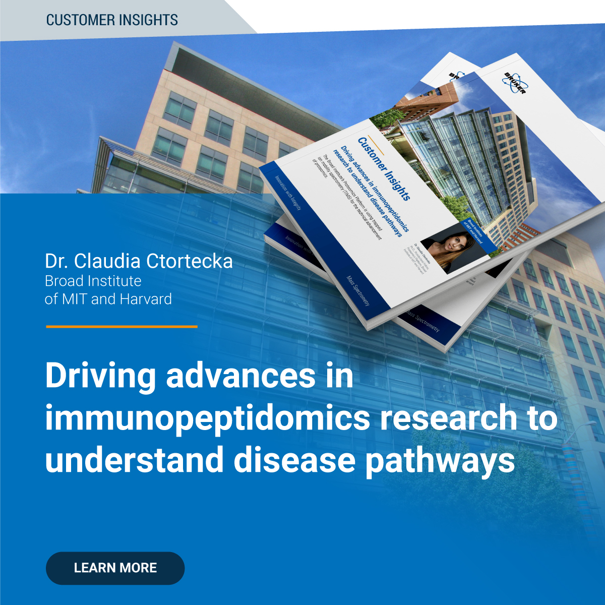 BrukerMassSpec's tweet image. The Broad Institute’s Proteomics Platform is advancing proteomics using #TIMS. We spoke with Claudia Ctortecka, Ph.D., on how she applies #immunopeptidomics methods to study disease pathways and drug effects: goto.bruker.com/4dK1jft
#proteomics