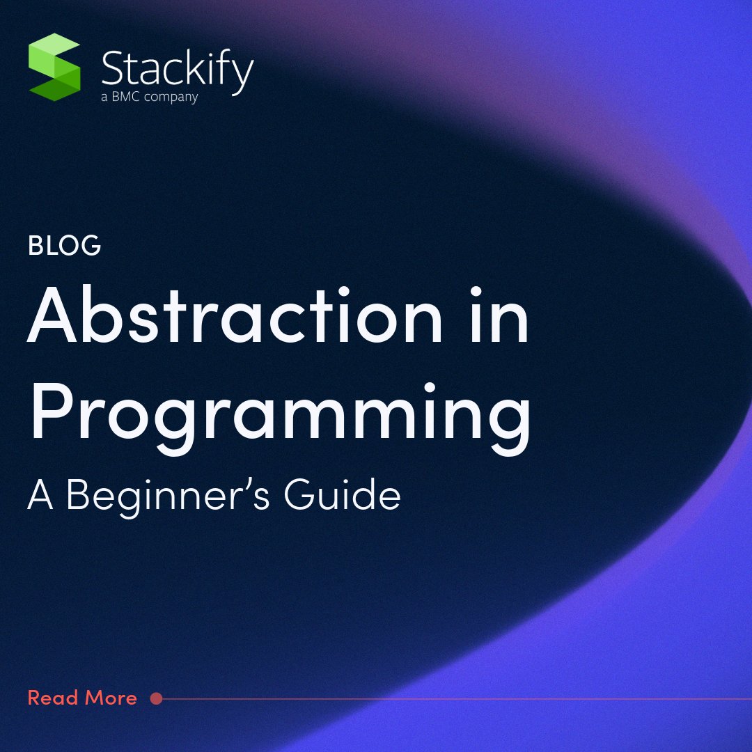 Stackify's tweet image. Abstraction is one of the key concepts of object-oriented programming (OOP) languages that make it a lot easier to handle complexity by splitting them into smaller parts. In the best case.
#stackify #bmc #bmcsoftware #netreo
Read more: bit.ly/3XZcM4H