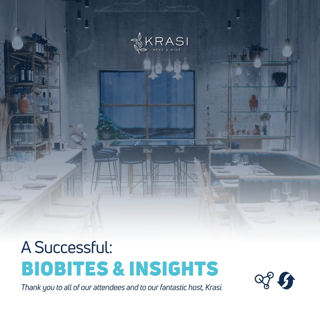 Prendio_MA's tweet image. 🥂🍽️ We had a wonderful evening at our BioBites &amp;amp; Insights dinner during #BioTechWeekBoston2024. A special thank you to all of our amazing attendees and to our fantastic host, Krasi Meze &amp;amp; Wine Bar. We&apos;re excited to continue fostering conversations that drive innovation!