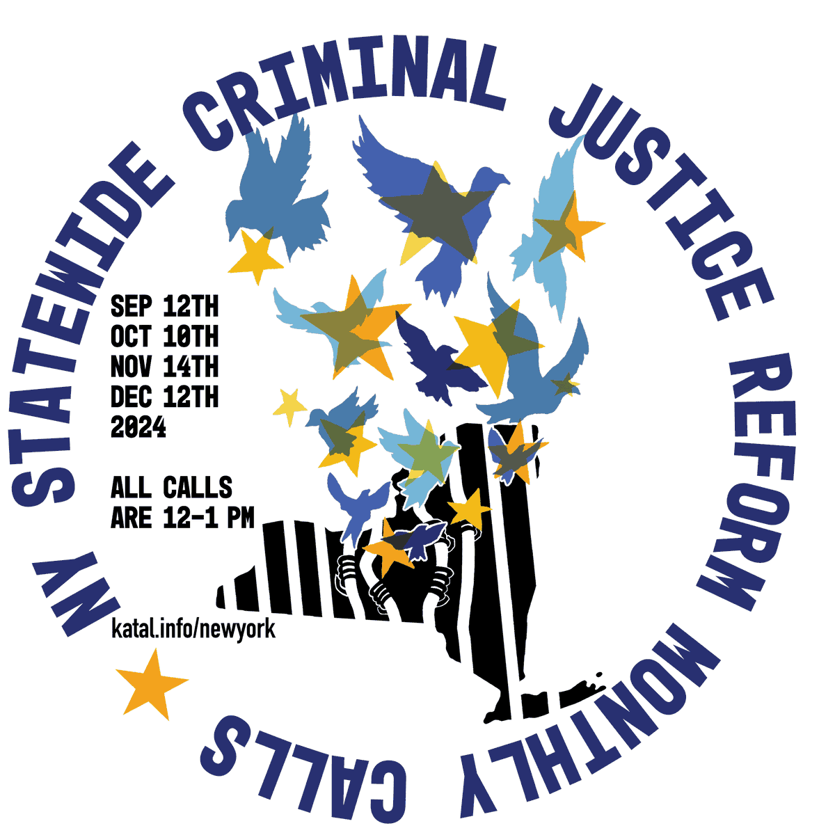katalcenter's tweet photo. Join us for today's #NYCJReformCall at noon!

We'll hear from: 
◾️@BenjaminHeller0, @verainstitute
◾️@msisitzky, @NYCLU @NoPowerGrabNYC
◾️Corrine Worthington, @STOPSpyingNY
◾️@DonnaHylton, @ALPOL_ @13thForwardNY
◾️Noel Casey, @RAPPcampaign

Register here: https://t.co/OZ4dC1dNs2 https://t.co/2JFHGHt5ov