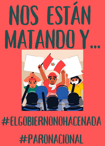 pavese's tweet photo. Se han producido las primeras detenciones de transportistas que protestan en la periferia de Lima según la @cnddhh. Ayer el Premier nombró a varias instituciones de ddhh como "azuzadores" del paro. Concentran policías para "cuidar" a Boluarte pero no para protegernos. 
¡Lárgense! https://t.co/31zQj3ATWF