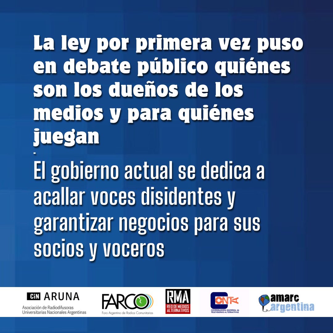 👉🏾 Es más necesario que nunca reivindicarla, garantizar que se cumpla, y promover más y mejores políticas públicas para la democratización, acceso y Derecho a la Comunicación en todas sus formas.