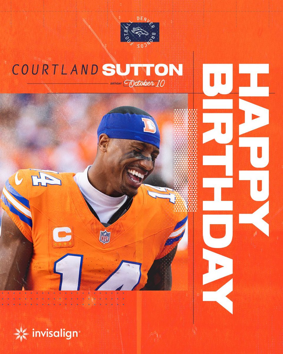 RT to help us wish <a href="/SuttonCourtland/">Courtland Sutton</a> a happy birthday! 🥳