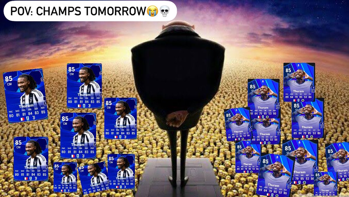 FutSheriff's tweet photo. You’ll probably see the Thuram brothers more than your own family this weekend https://t.co/0rGVYpAzky