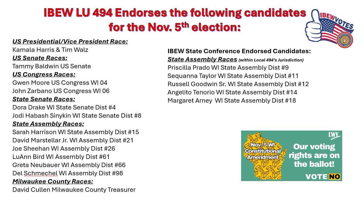IBEW Local 494 (Milwaukee) tweet media