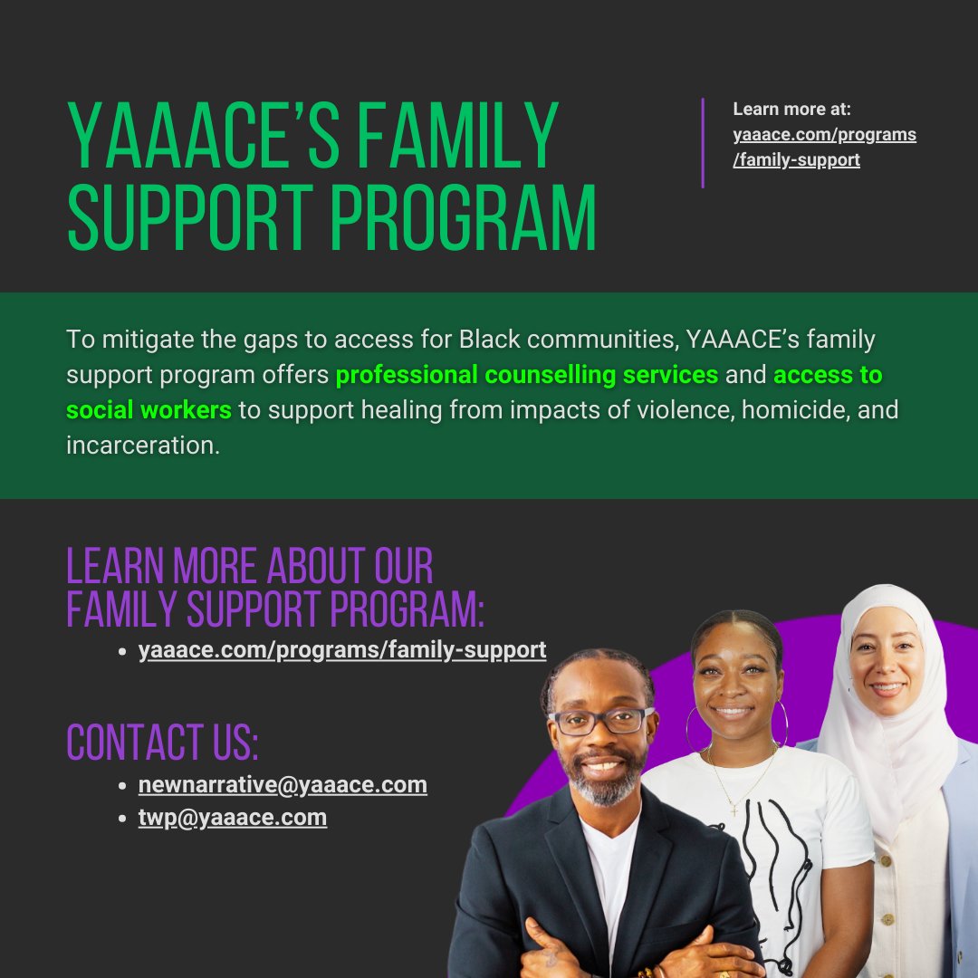YAAACE_si's tweet photo. On this World #MentalHealthDay, we shine a spotlight on the critical issue of accessibility to mental health services for Black communities.
📌 #YAAACE’s family support program offers counselling services to support healing from impacts of violence, homicide, and incarceration. https://t.co/DqbQzoKxtY