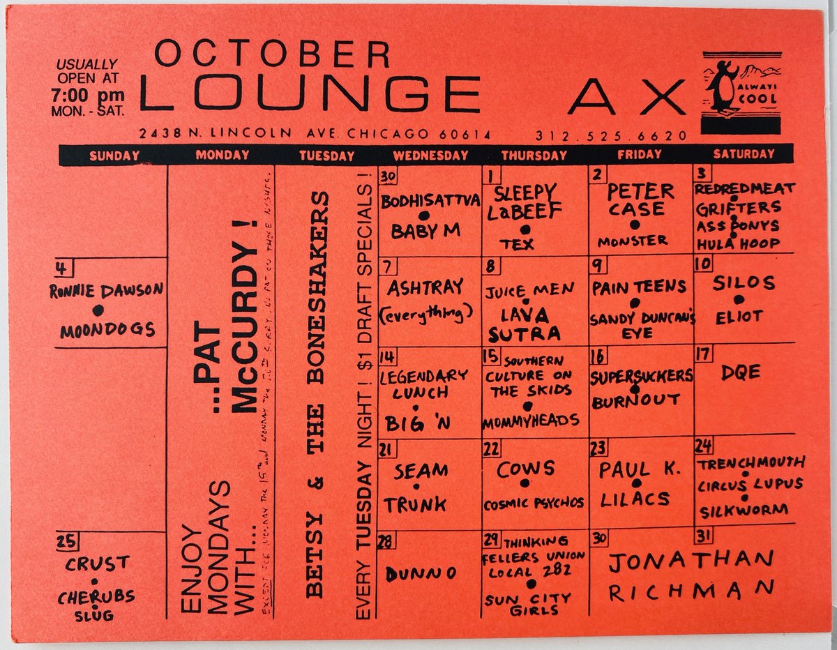 PFOR's tweet image. A legendary gig in @TheRealLilacs history. 24th bday of singer @KenKurson and a shared bill with the great Paul K and the Weathermen.