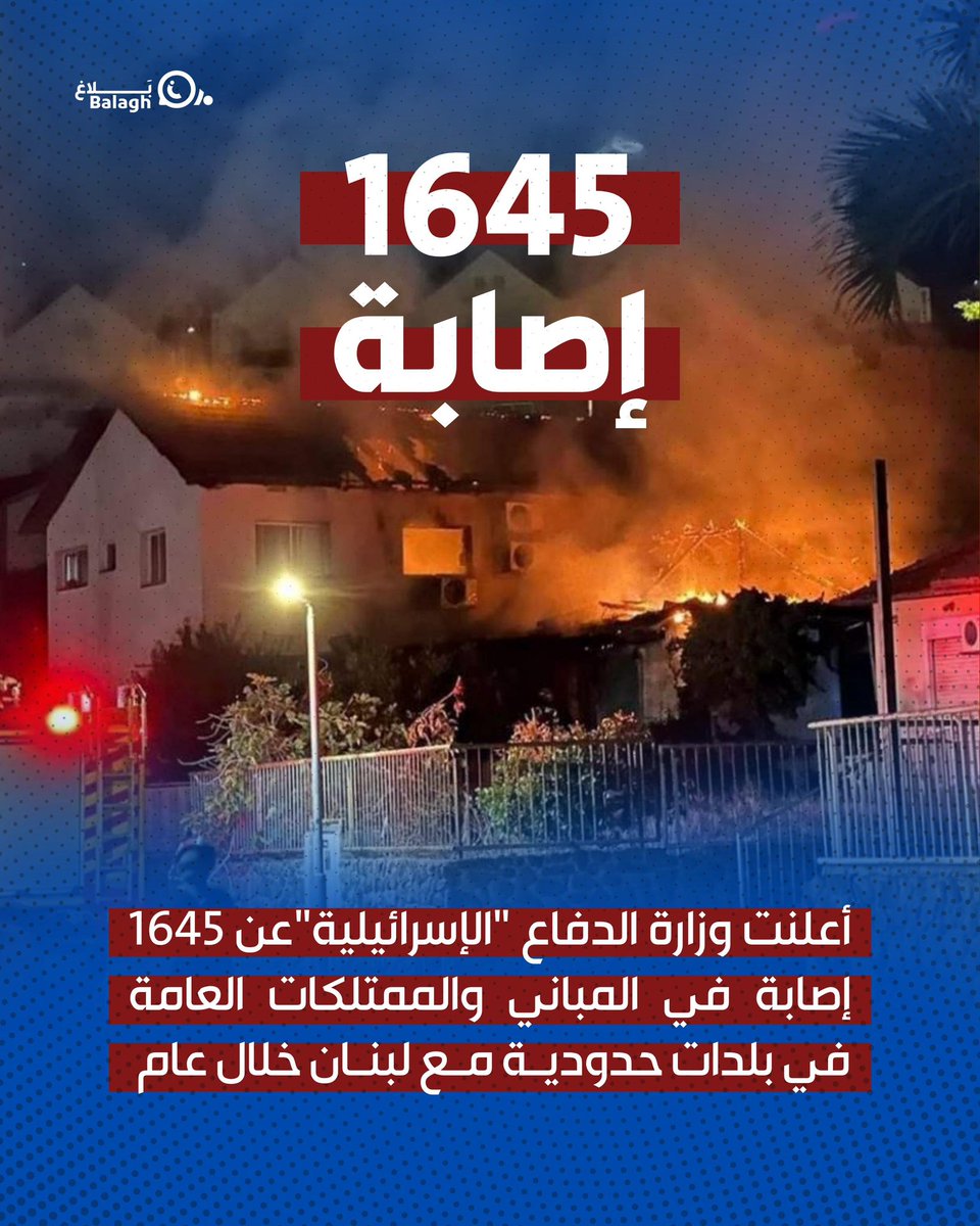 هذا ما اعترف به العدو
والآتي أعظم ..

t.me/balaghmedialb
#منطقة_جبل_عامل_الأولى 
#أبناء_السيد_أهل_الميدان
#لن_تسقط_لنا_راية
#بلاغ

chat.whatsapp.com/G9f6DxGxjODLud…