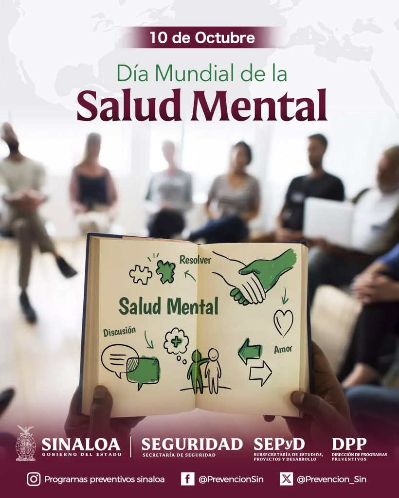 Hoy se conmemora el Día Mundial de la Salud Mental, una fecha que busca crear conciencia sobre la importancia de cuidar y priorizar el bienestar emocional de las personas.

#DiaMundialdelaSaludMental