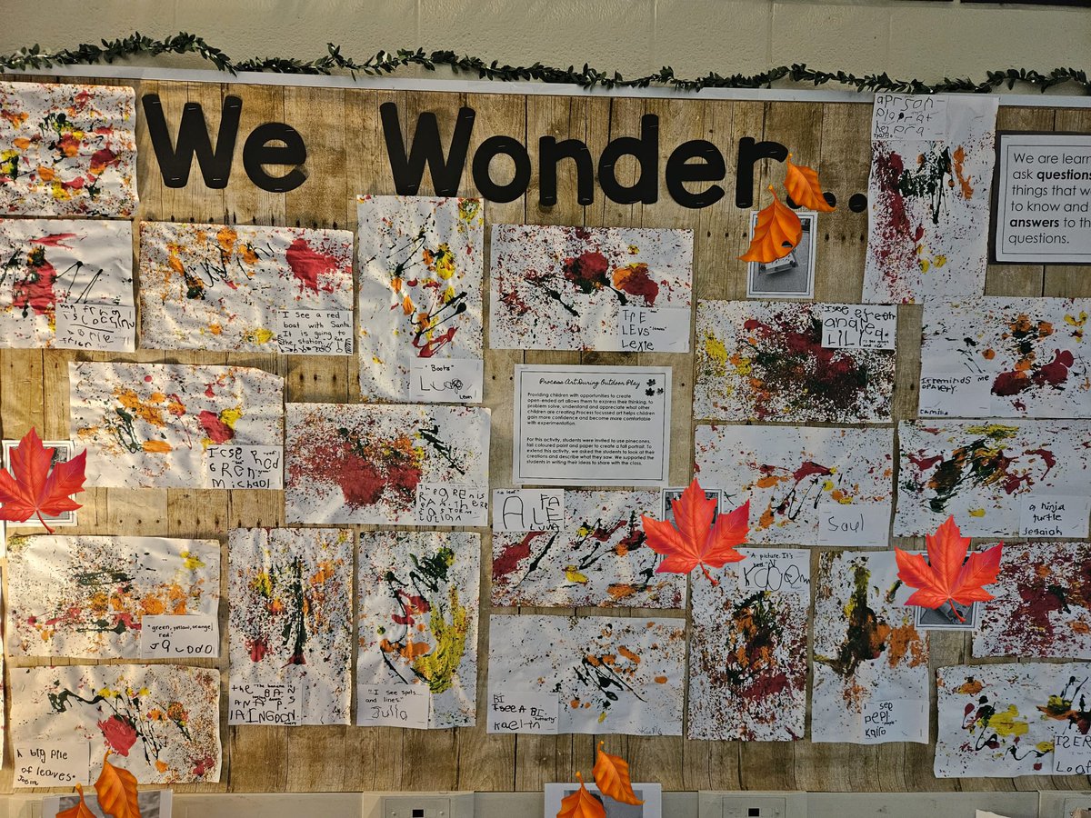 AvilaFDK106's tweet photo. We love creating opportunities to experience nature to enhance children's sense of wonder &amp; joy in the world around them. This week, students were invited to use pinecones, fall coloured paint &amp; paper to create fall portraits.
@AvilaDPCDSB@dp_EarlyYears
@DPwellness4all https://t.co/lzbLhGCLKg