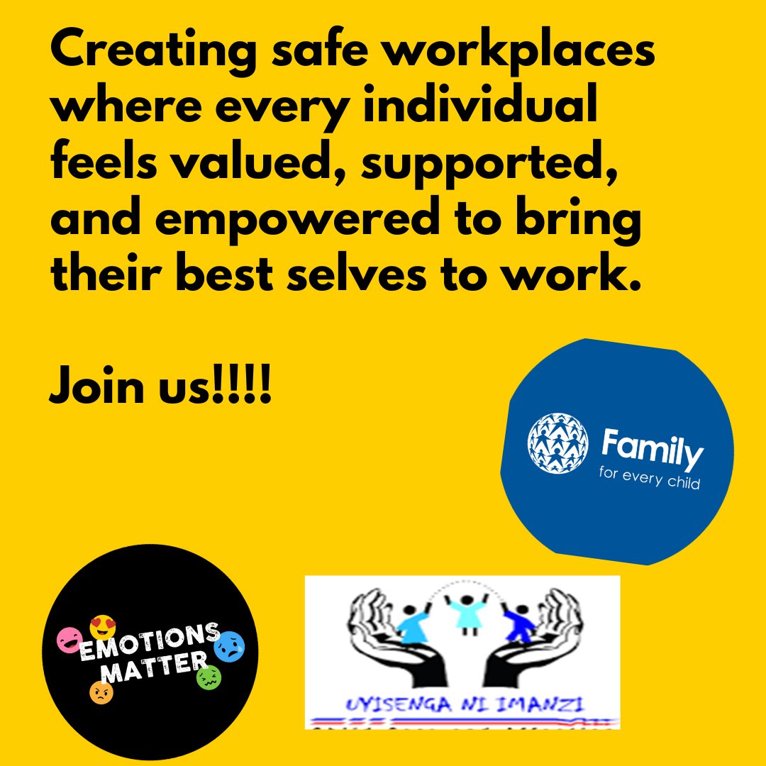 Emmanue1Kigundu's tweet photo. Let us prioritize mental health at the workplace.. Thanks @UyisenganImanzi @RBCRwanda @FFEveryChild
#child care
#atworkplace https://t.co/RiIxqrVGBa