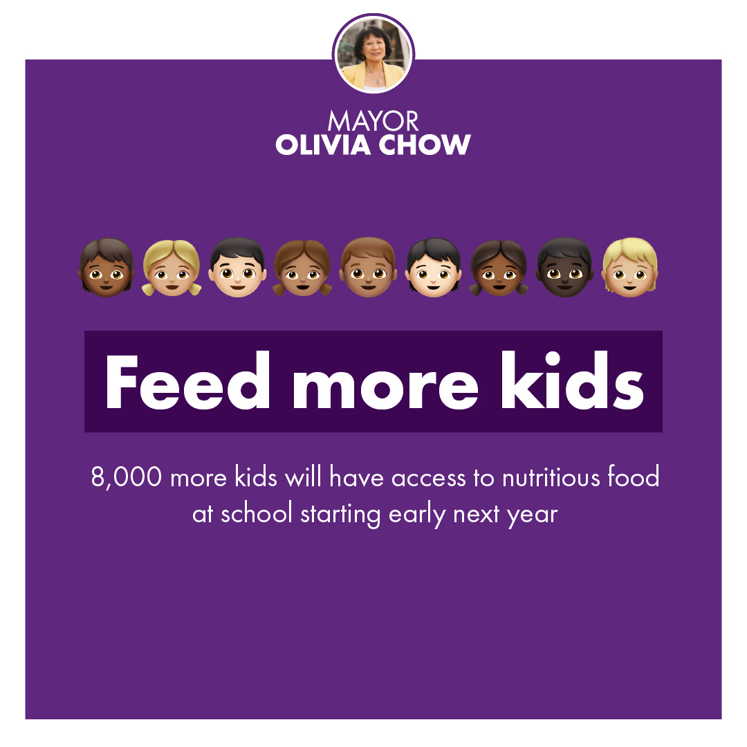 The rising cost of groceries is putting a huge strain on families in this city. Thousands of kids in Toronto go to school hungry. You can’t learn like that. 

Today, City Council voted to expand the existing program and lay the groundwork for a universal school food program.
